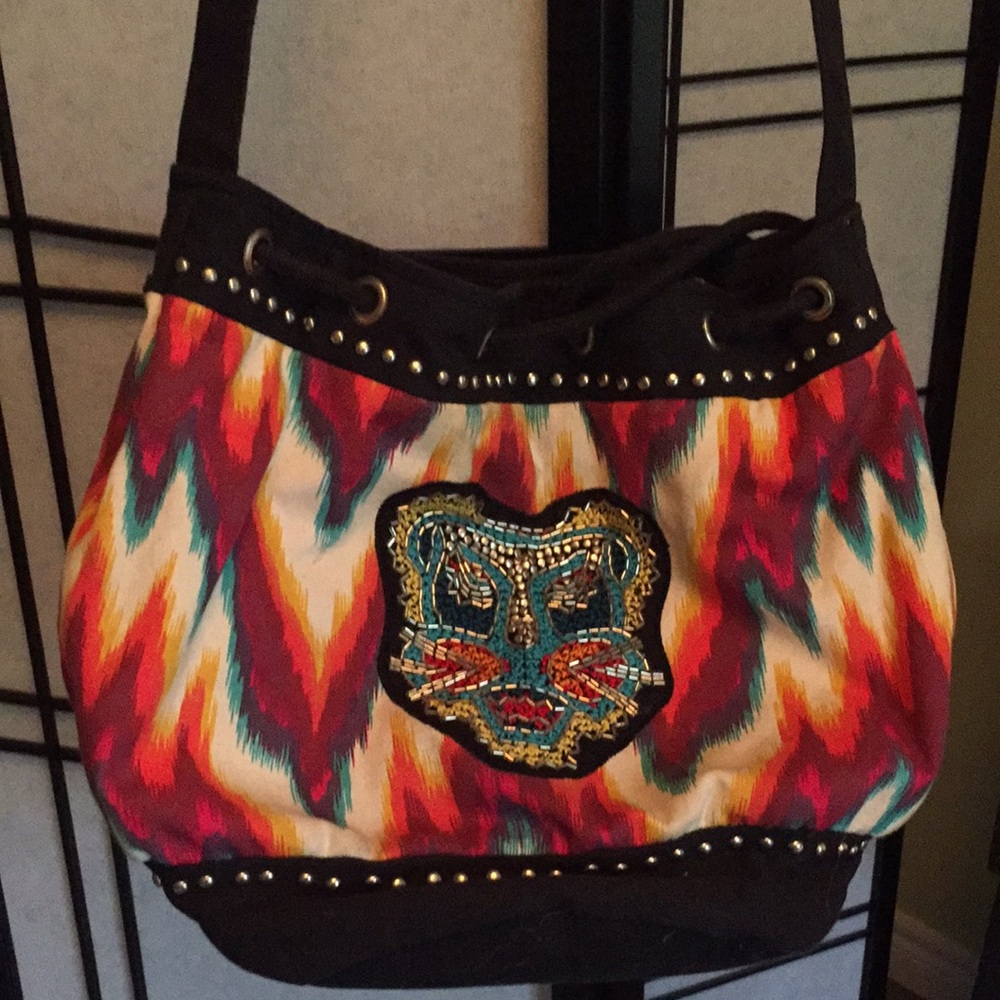 Zara Beaded Colourful Bag